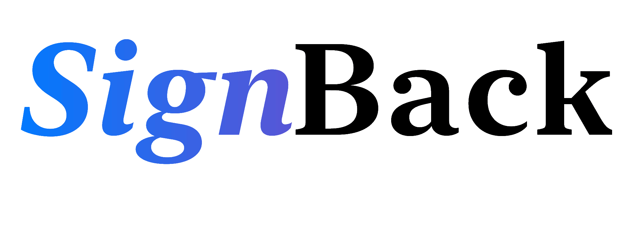 SignBack
